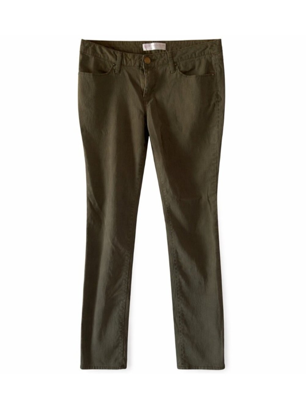 No Boundaries Women Low Rise Skinny Jeans Olive Size 13